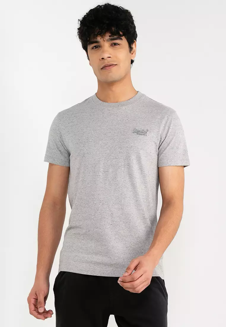 Superdry grey t shirt on sale