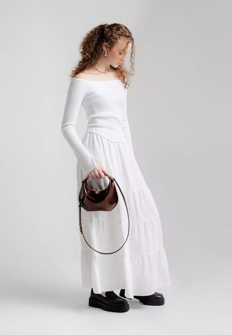 Kuki Mini Bag Patent - Coffee