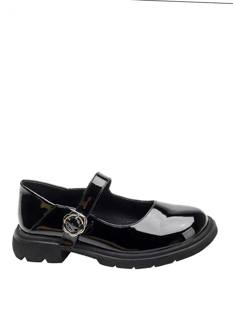VANSA Simple Shinny Patent Mary Jane Shoes VSW-F303-1
