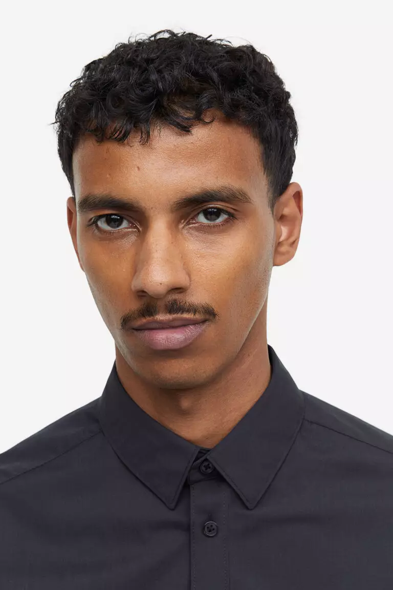 FRAME SLIM TD EASY IRON SHIRT