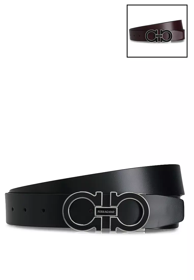 salvatore ferragamo gancini reversible belt