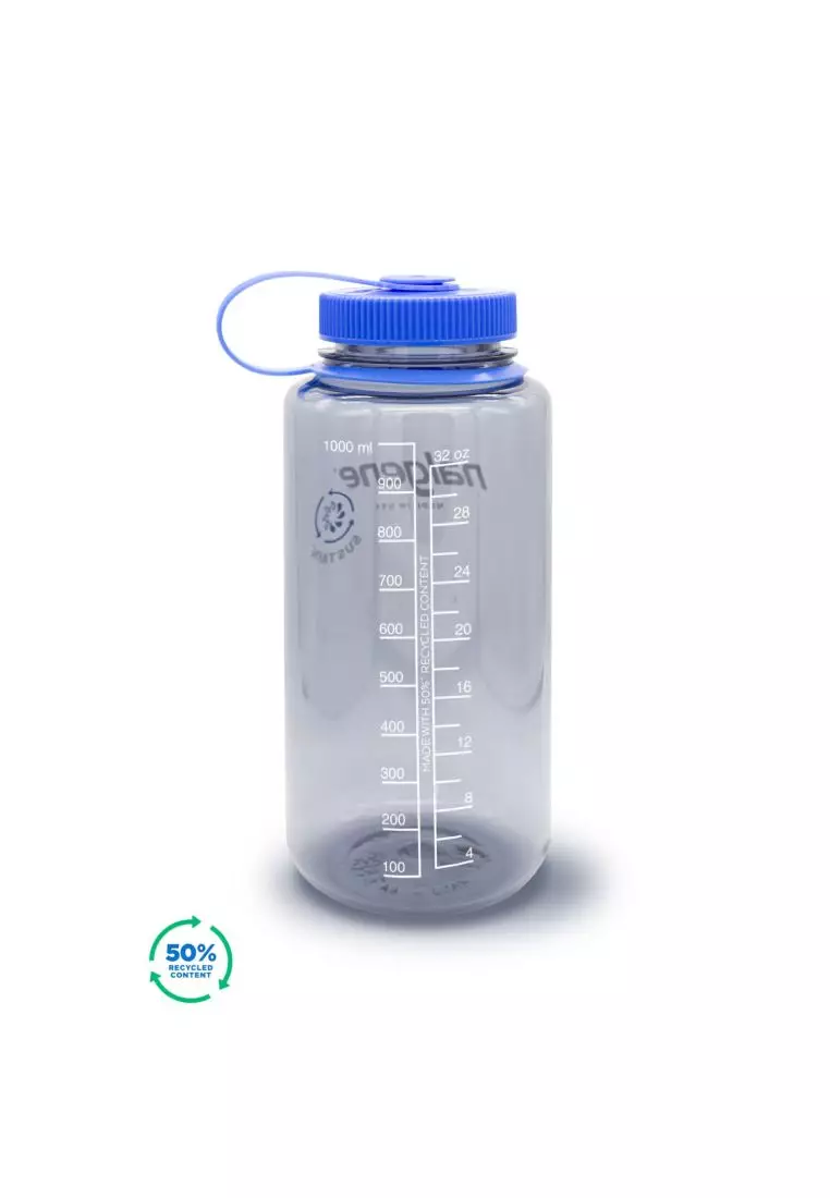 Nalgene 32oz Wide Mouth Sustain Water Bottle - Slate