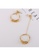 A-Excellence gold Dual Hoops Gold Plated Design Earrings 2B348AC24F8F94GS_2