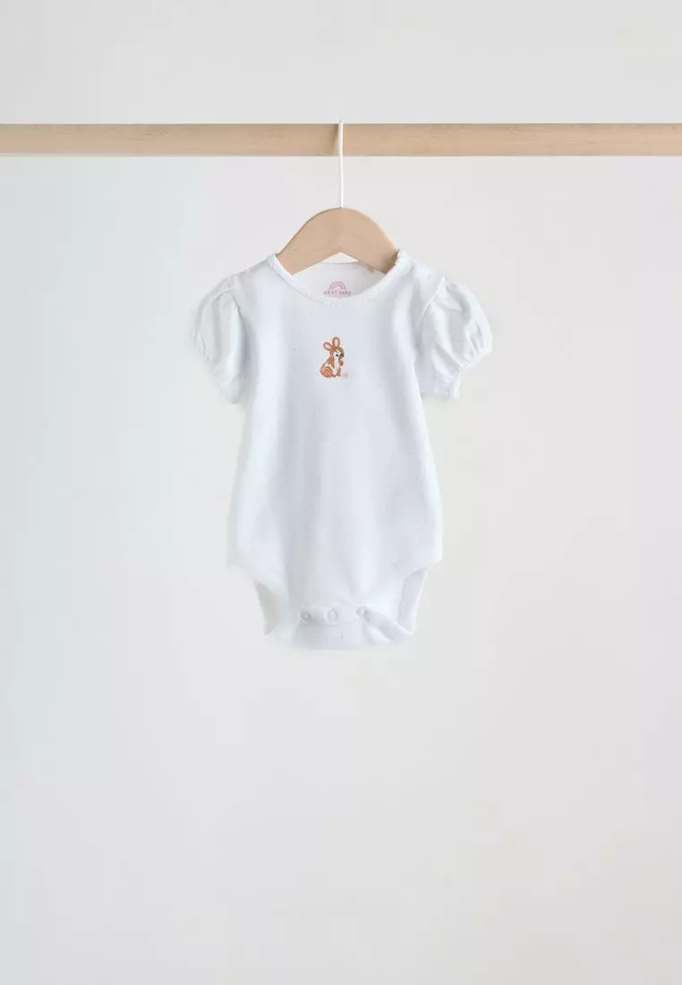 Short Sleeve Baby Bodysuits 5 Pack