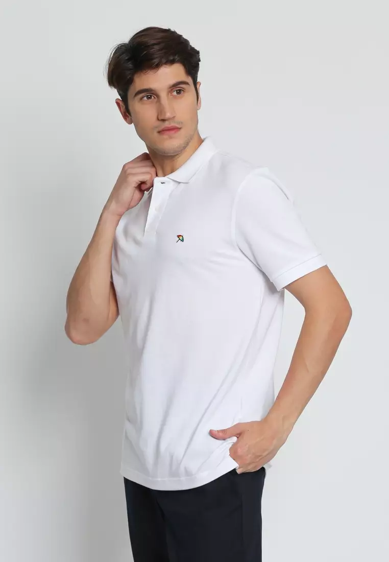 WHITE POLO SHIRT