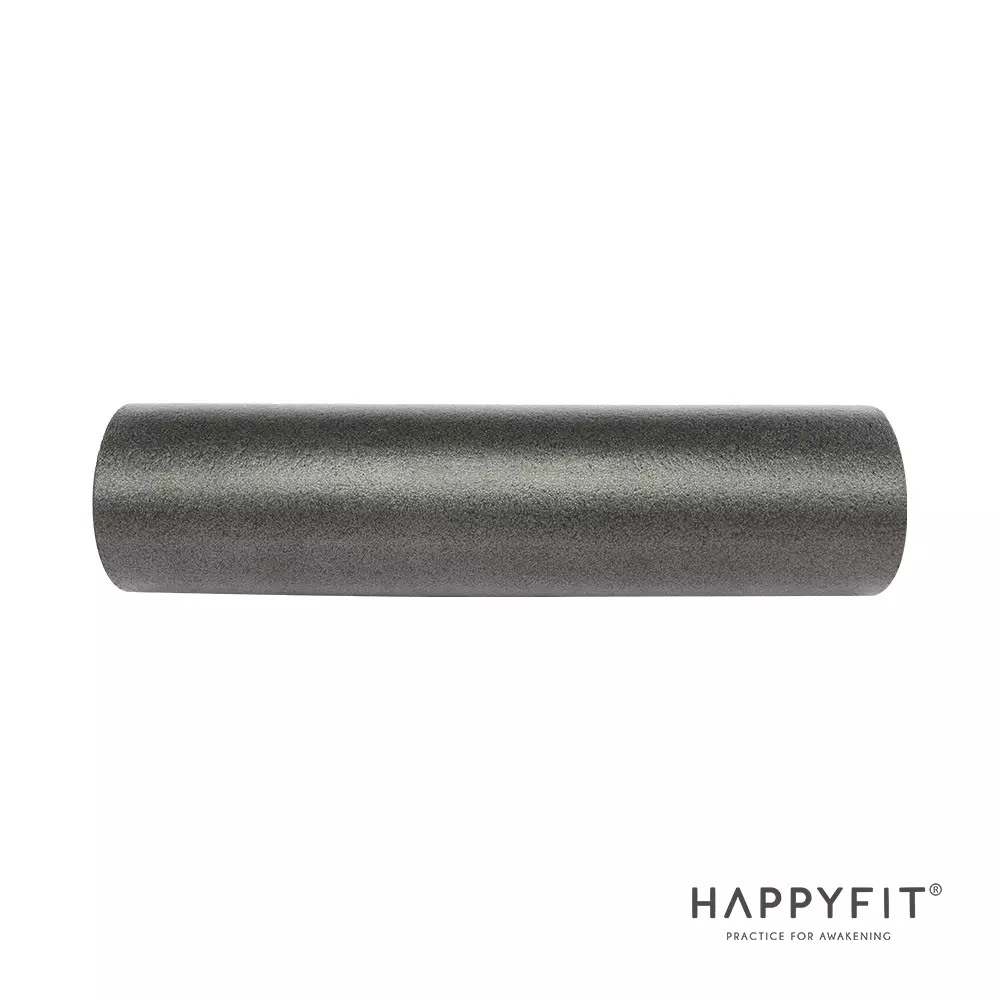 HAPPYFIT YOGA FOAM ROLLER - BLACK