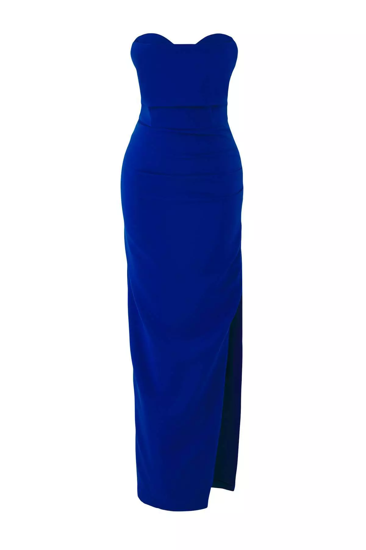 Saxe Body-Sit Corset Detailed Woven Wedding/Marriage Long Elegant Evening Dress