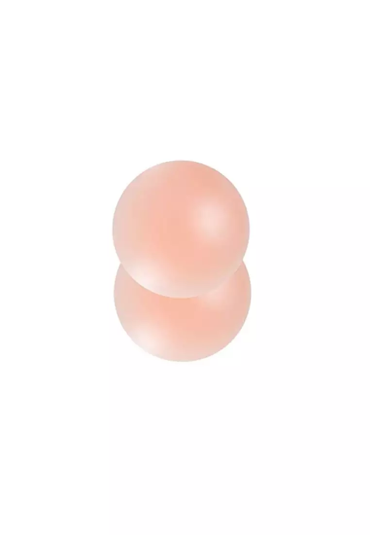 2 Pairs Adhesive Invisible Reusable Silicone Nipple Covers