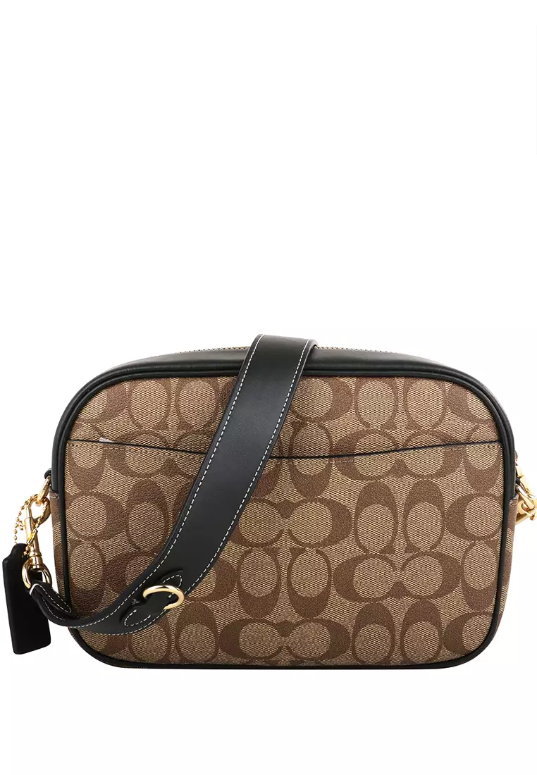Buy Coach Coach Jamie Camera Bag In Signature Canvas With Varsity Motif