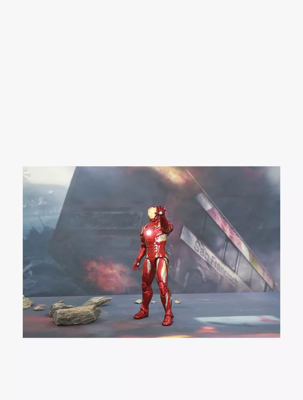 Marvel ZD Toys Iron Man MK85 Plastic Holder (New Package) - ZDT1911-02