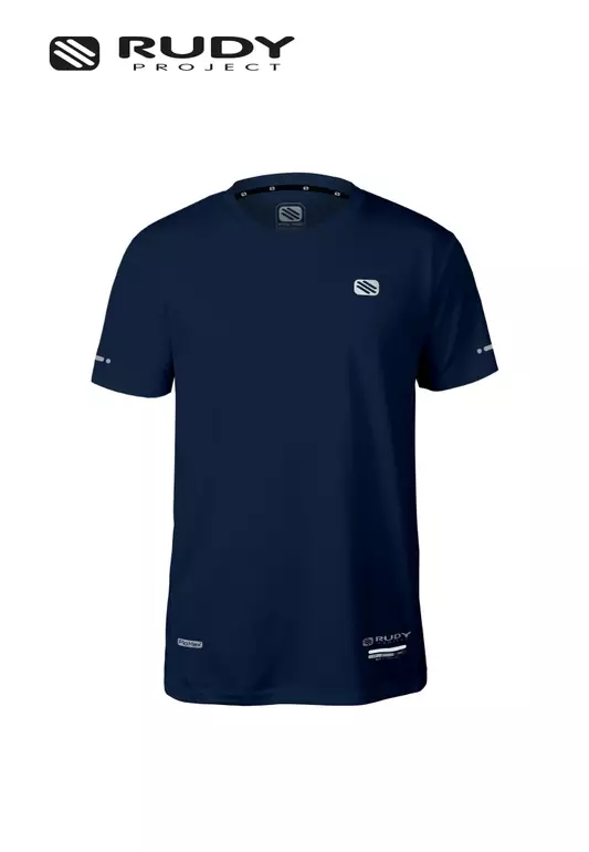 Emblem Logo Active Tee in Navy