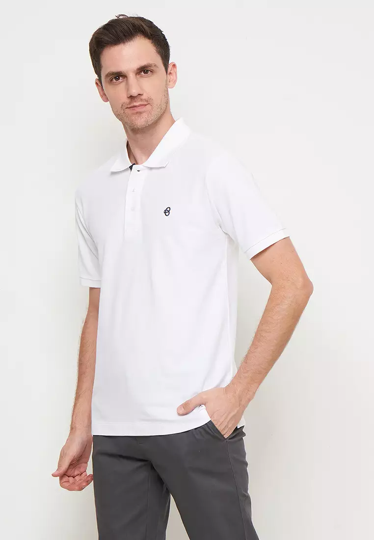 Byford Men Polo Shirt White -WBYPS02SSWHT