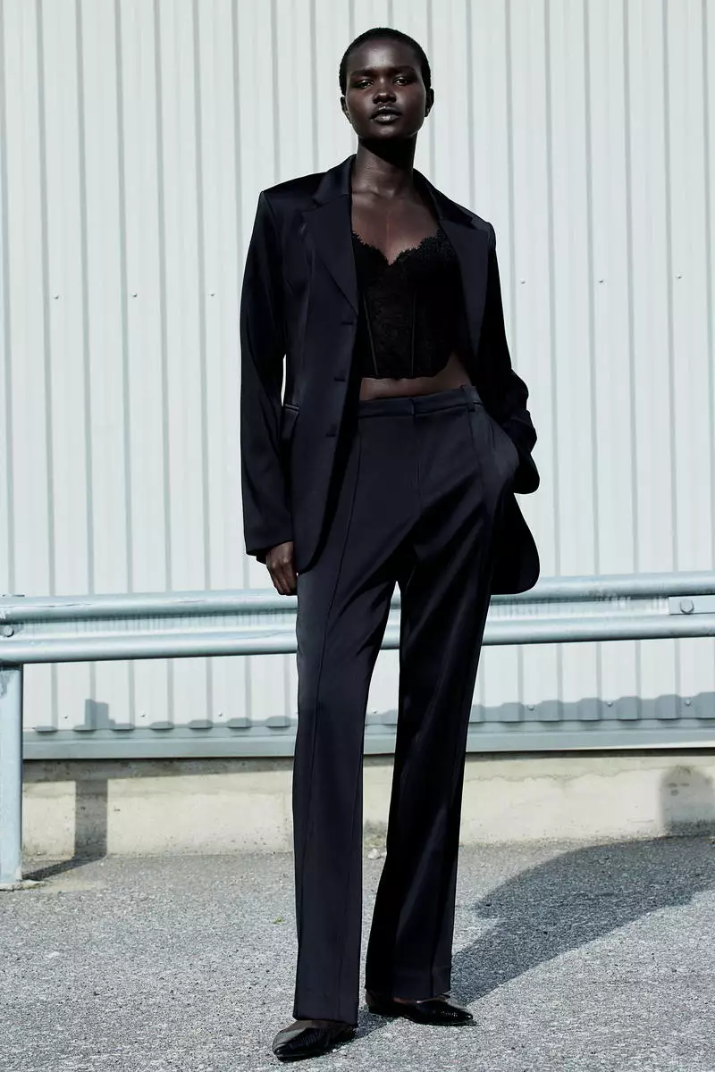 H&m 2025 satin trousers