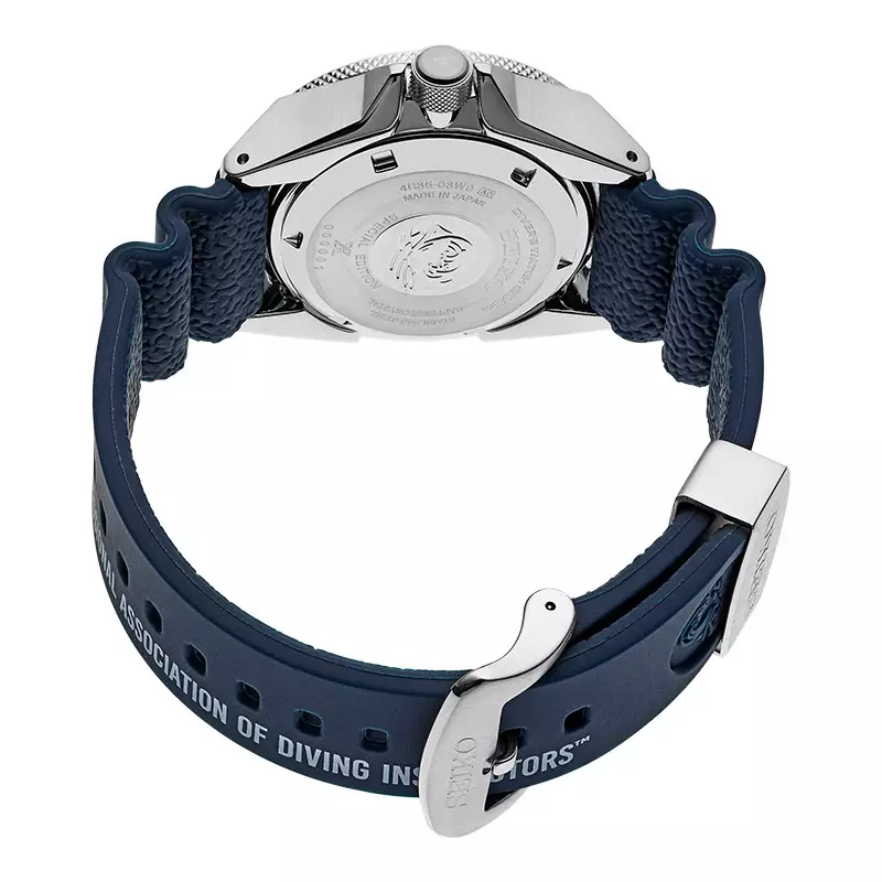 Jam Tangan Pria Seiko Prospex SRPJ93K1 King Samurai PADI Great Blue Dial Blue Silicone Strap Special Edition