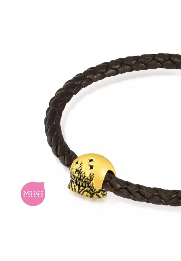 999 Gold Harry Potter Hogwarts School of Witchcraft and Wizardry Charm for Women & Men 92751C [Bracelet not included]