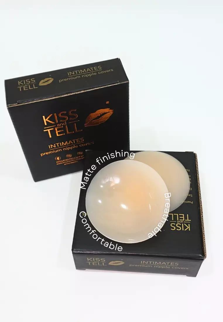 Buy Kiss & Tell 3 Pack Premium Non Adhesive Nubra Nipple Cover Nipple Pad  Pasties Nipple Tape 2024 Online | ZALORA