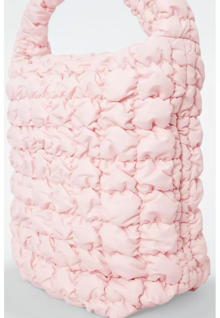 【COS】 Quilted Mini Bag : Pastel Pink COS Quilted Mini Bag Light Pink