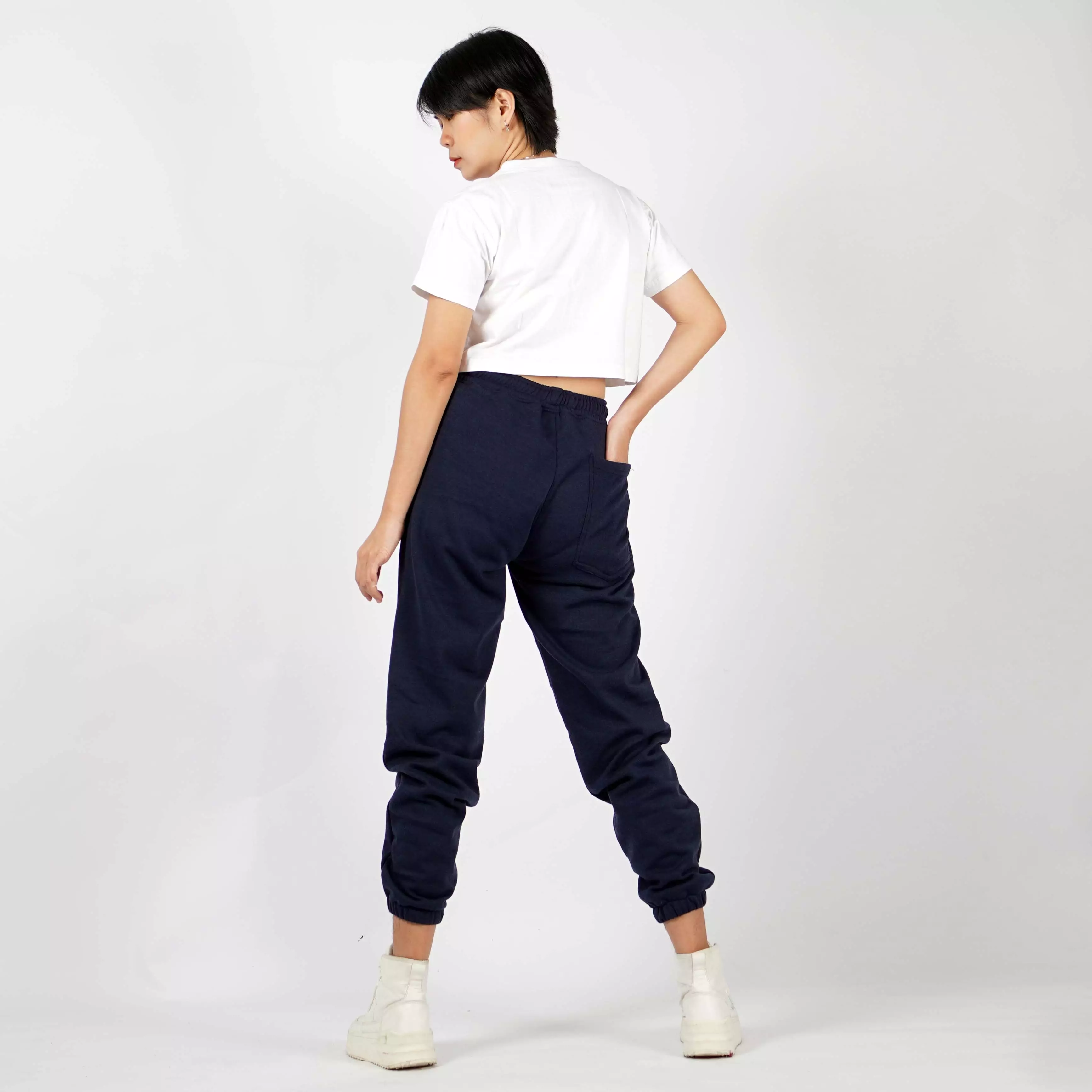 MERIS Celana Olahraga Celana Training Pant Celana Lari Wanita - Navy