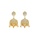 Glamorousky gold Fashion Bright Plated Gold Vintage Palace Wind Chime Earrings with Cubic Zirconia DAC33ACCAEB95FGS_1