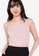 ZALORA BASICS pink 100% Recycled Polyester Cropped Cami Top 1D6A0AA5DF4428GS_3