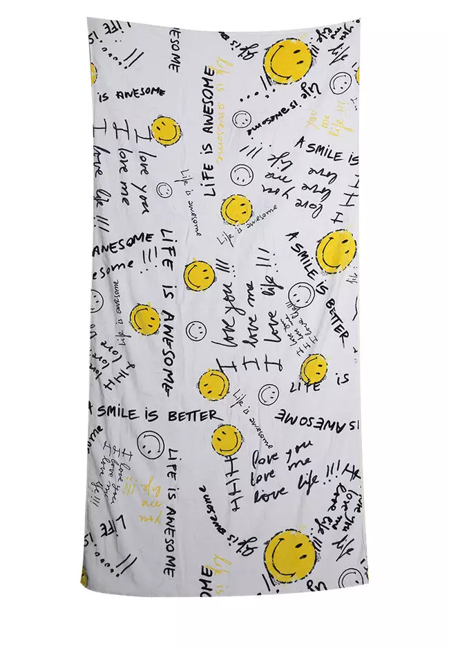 Buy Desigual Smiley Towel 2023 Online ZALORA Philippines