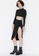 Trendyol black High Neck Top & Skirt Set CF985AA26C39BFGS_1