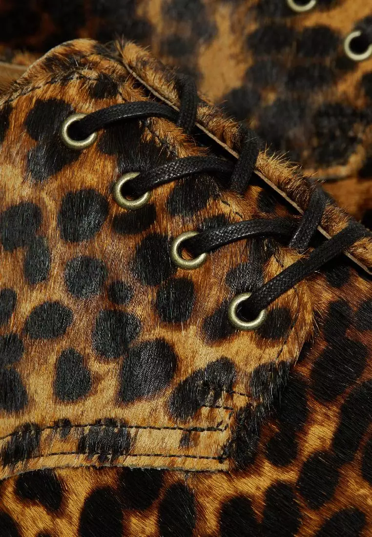 SMITHS HAIR ON LEOPARD PRINT SHOES