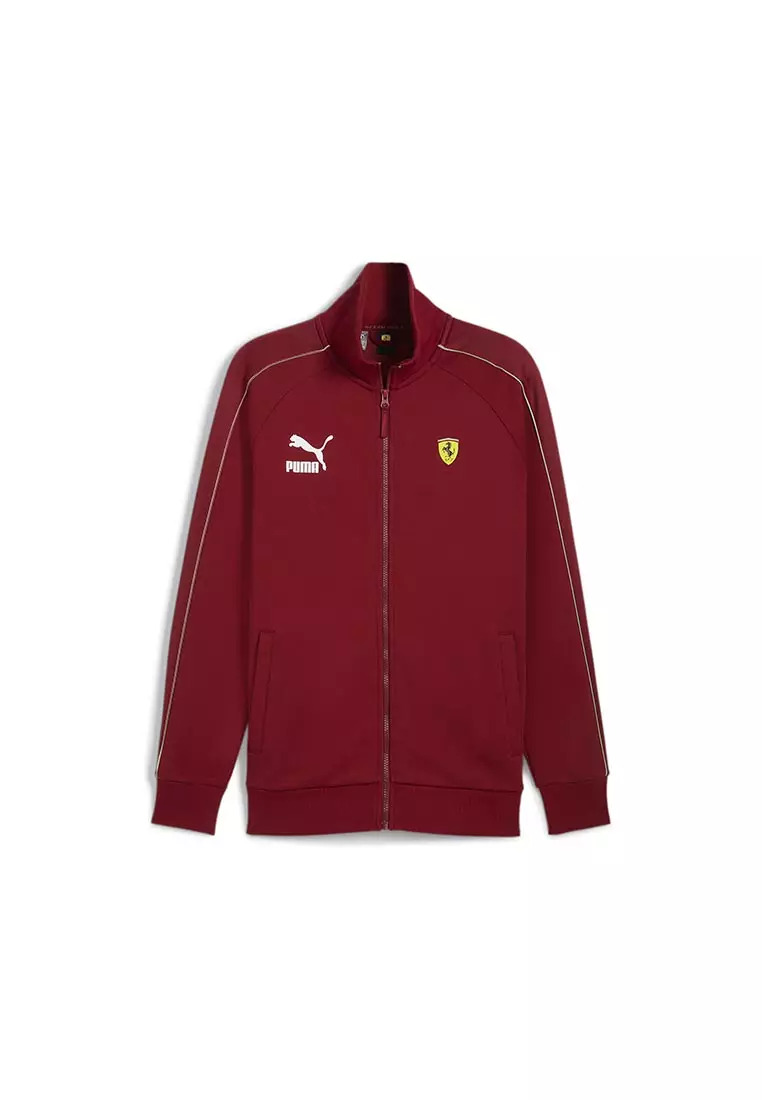 【新品未使用】PUMA FERRARI RACE ICONIC T7ジャケット Puma Scuderia Ferrari Race Iconic T7 Full Zip Track Jacket
