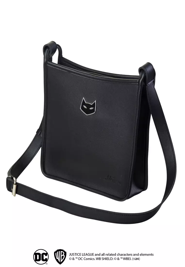 Adventure DC Collection Justice League Sling Bag Cross body Bag Heather - Catwoman