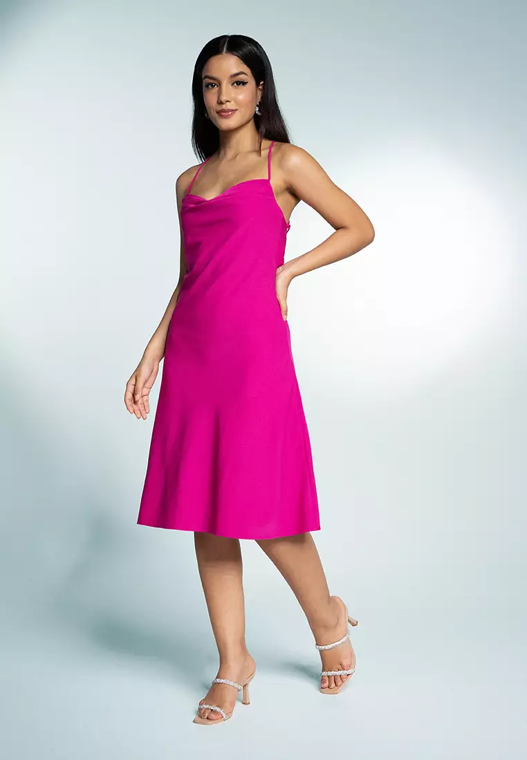 By johnny polka deals bias slip dress