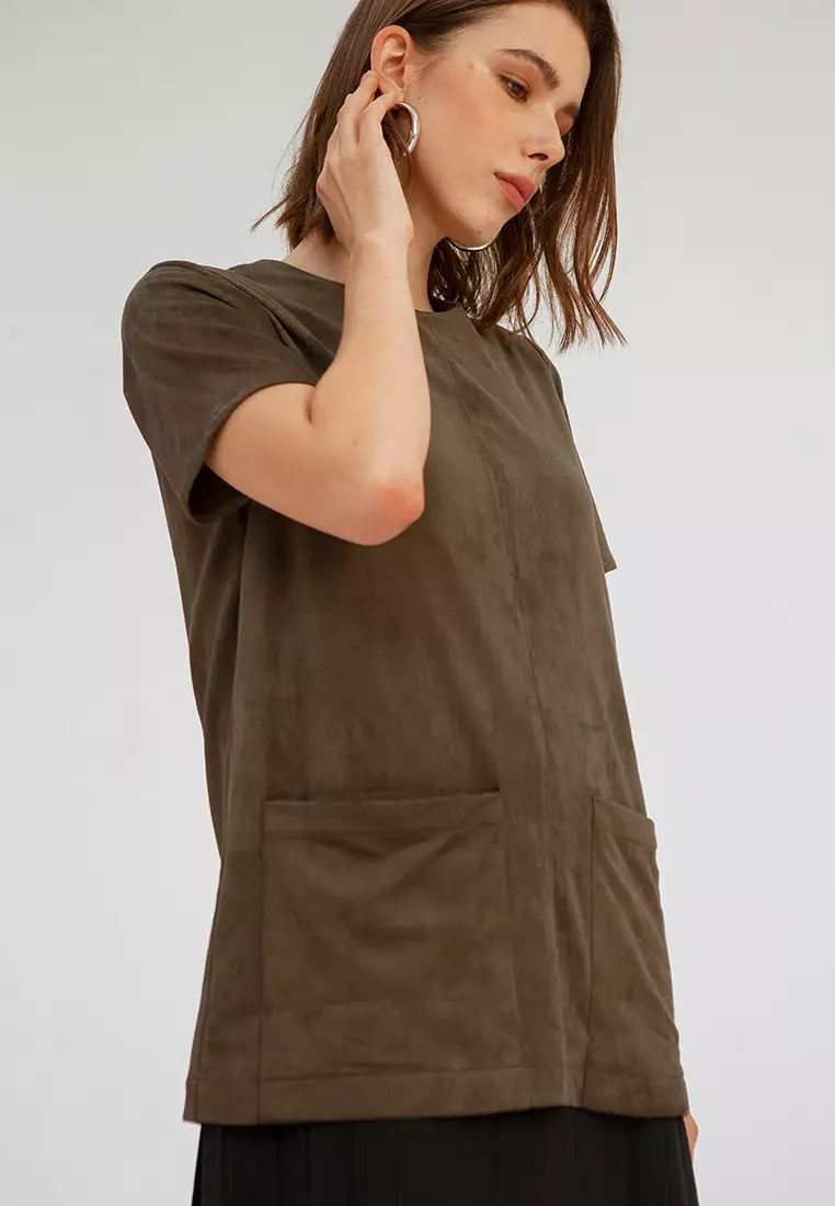 Chloro Plisket Dress GREEN