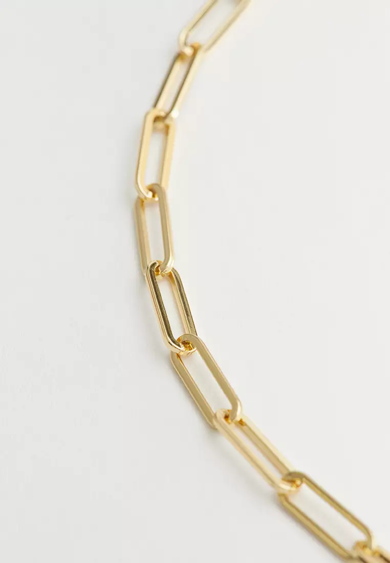 Chain link chain necklace shop