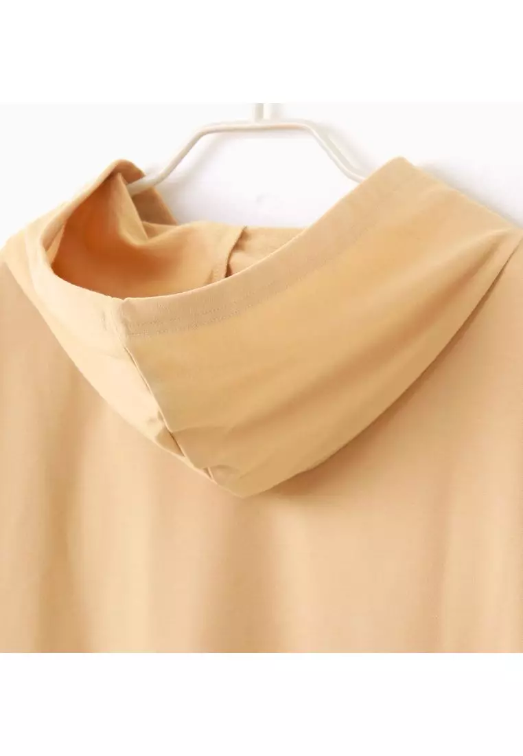 玩轉百tee．KITTY環島台灣羅紋配色連帽大學T《KB1440》