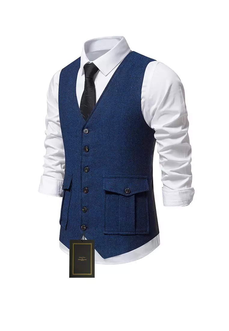 V-Neck Suit Vest ZQ-M91