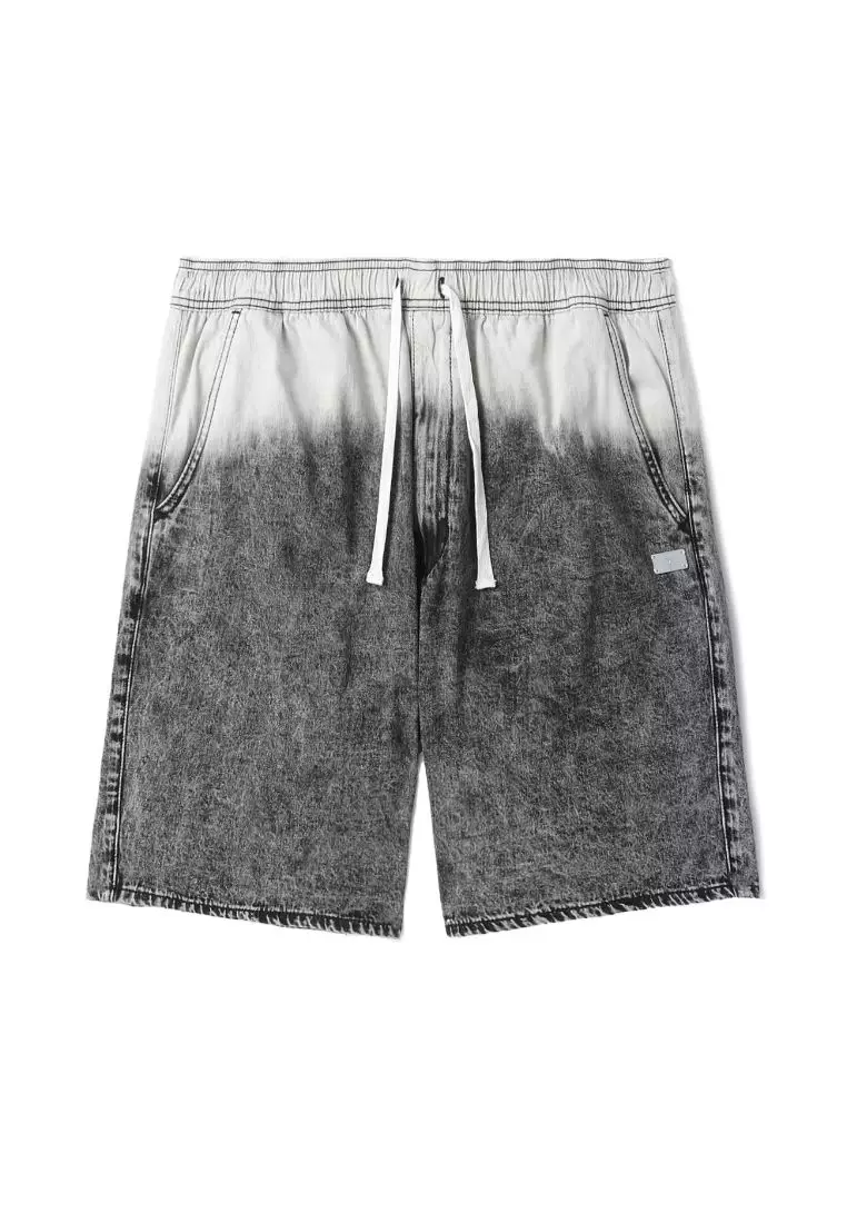 Bleached store black shorts