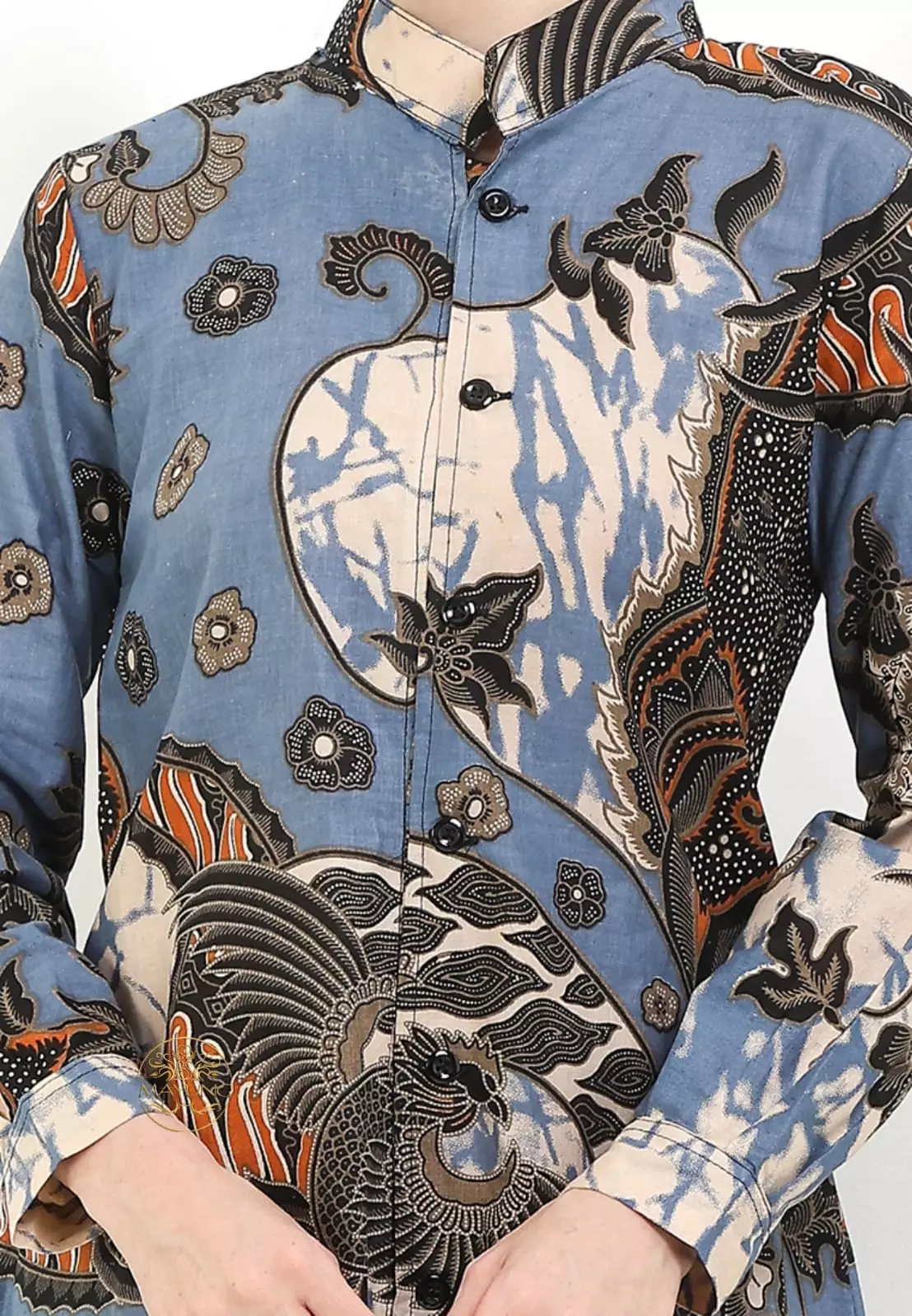 Tunik Batik Garudyas Biru Premium NLN