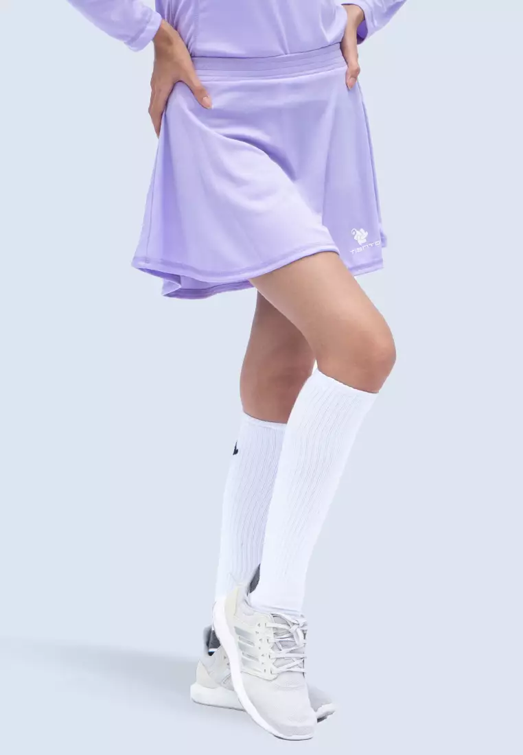 Tiento Rok Celana Olahraga Wanita Legging Pendek 2in1 Running Gym Yoga Lari