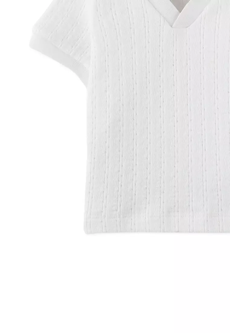 Baby Ludwig Cable Jersey Polo Shirt