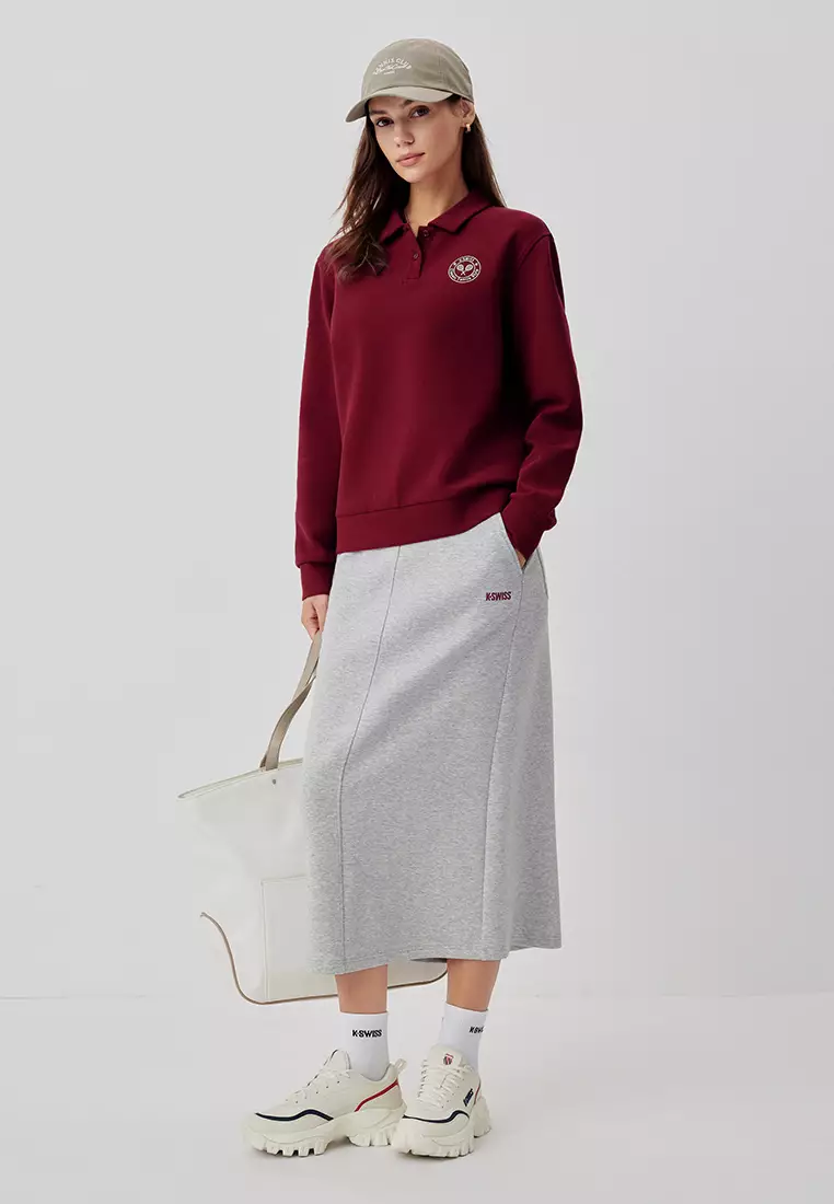 女裝 TENNIS CLUB LOGO 寬鬆 POLO 衛衣