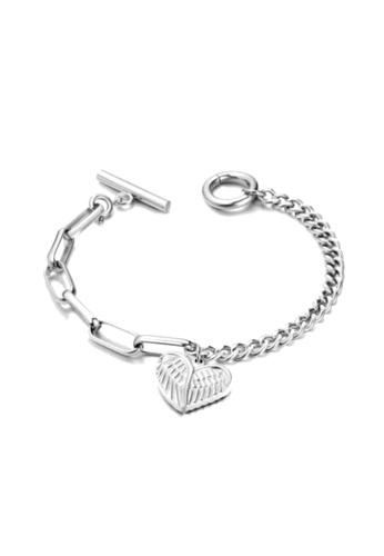 CELOVIS silver CELOVIS - Angelica Wing Pendant Bracelet in Silver D4BCCACDA8B945GS_1