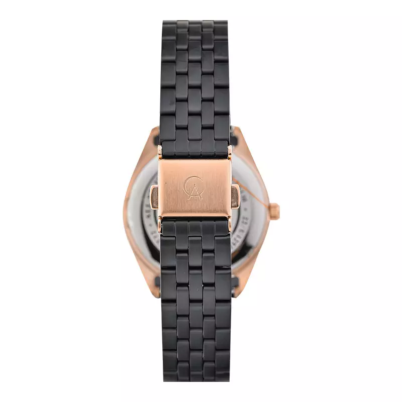 Jam Tangan Pria Alexandre Christie Classic Steel AC 8674 MD BBRBA Men Black Dial Black Stainless Steel Strap