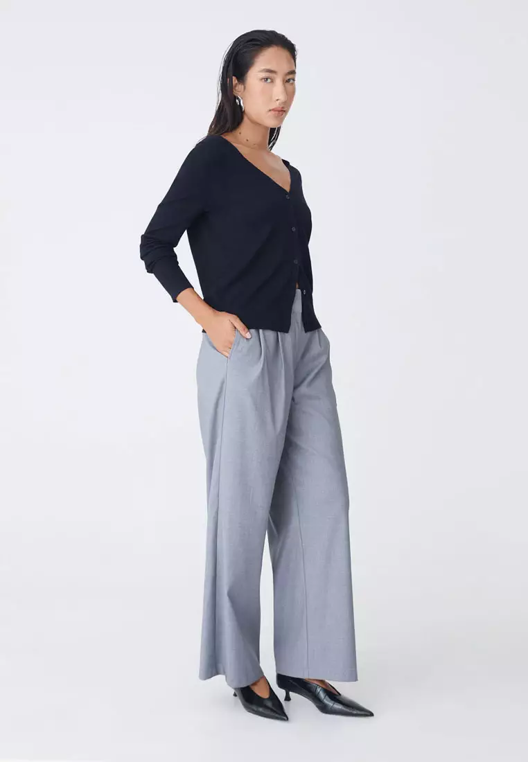 Nicolette V-Neck Knit Cardigan