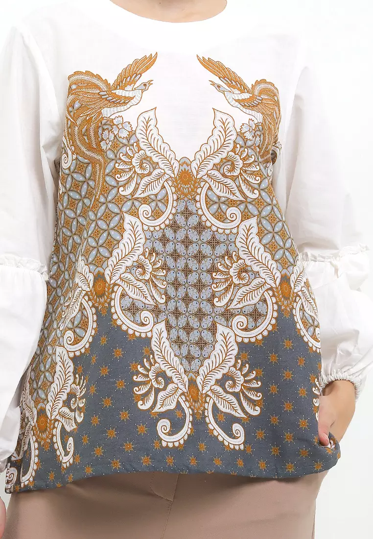 Diyana Blouse Batik Katun Wanita