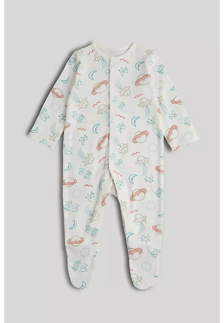 3 Pack Space Sleepsuits