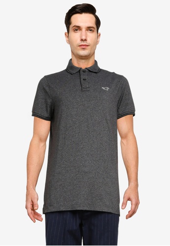 black polo shirt hollister