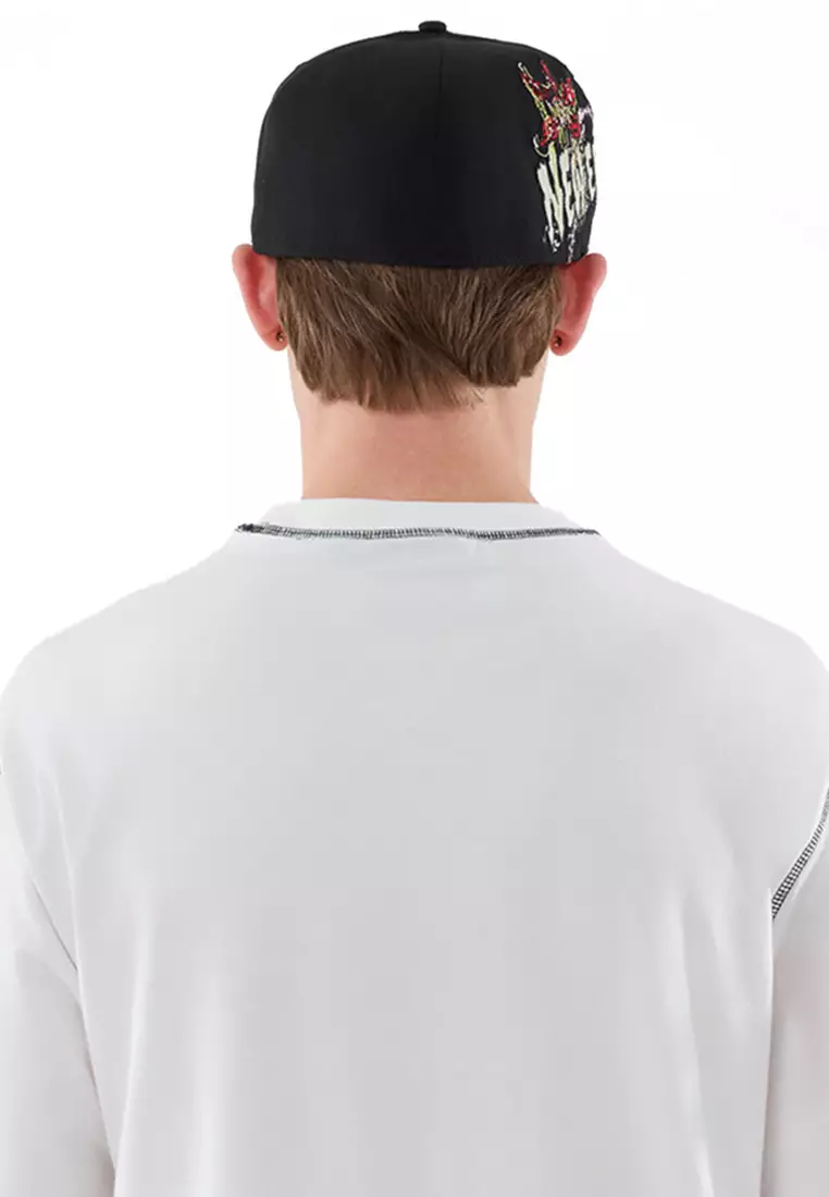 NE x Stranger Things White Oversized Short Sleeve T-Shirt