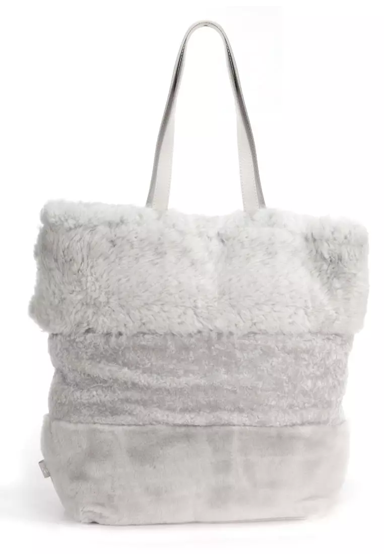 Buy Shu Talk LISA CONTE Italian Made Fluffy shopper Bag Online | ZALORA ...