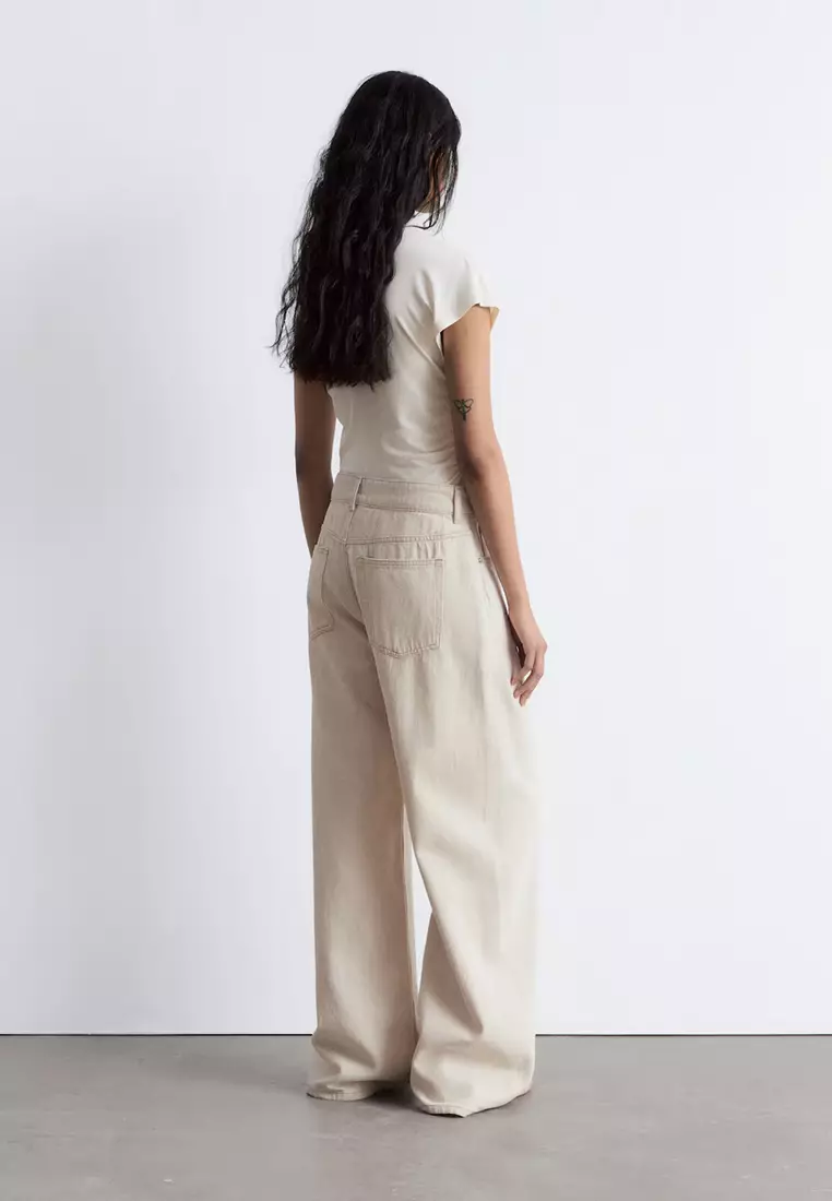 Ruche Gold-Buckle Top