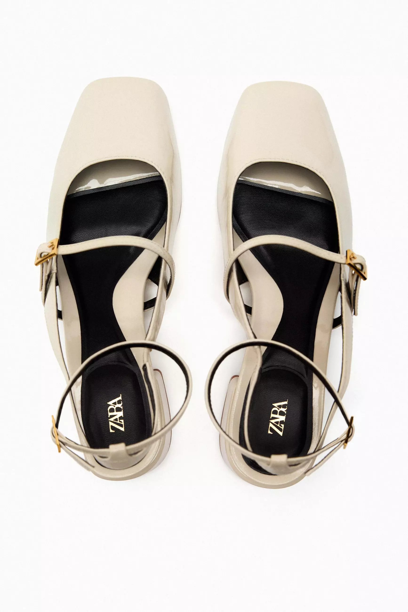block heel slingback shoes zara
