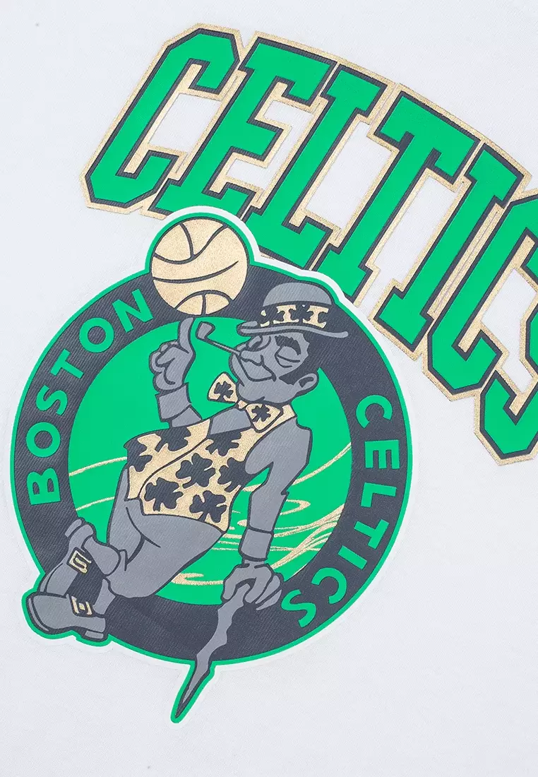 Logo Vibes Boston Celtics Mens T-Shirt